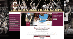 Desktop Screenshot of cougarvolleyballcamp.com